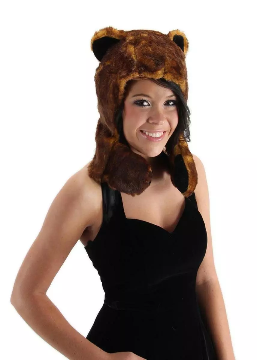 Elope Bear Hug Costume Plush Hat Adult 3 Elope Bear Hug Costume Plush Hat Adult