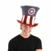 Elope Captain America Adult Costume Top Hat -Footwear Shop 291210 captain america costume top hat adult aac8aa77 e12a 438c ac8d 420b44250a43