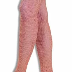 Forum Novelties 80's Neon Orange Adult Costume Fishnet Tights