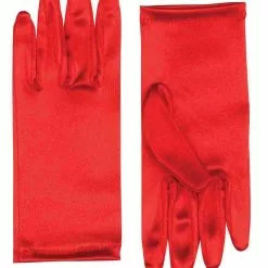 Forum Novelties 9" Red Satin Adult Female Costume Gloves