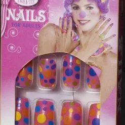 Forum Novelties Circus Sweetie Polka Dot Costume Nails