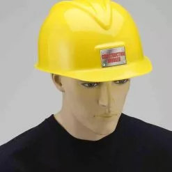 Forum Novelties Deluxe Yellow Construction Hat Adult Costume Accessory