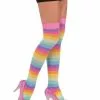 Forum Novelties Circus Sweetie Rainbow Striped Adult Costume Thigh Highs -Footwear Shop 68325 circus sweetie rainbow striped adult costume thigh highs a25e9b8a b3fa 4469 a228 09decaf3db19