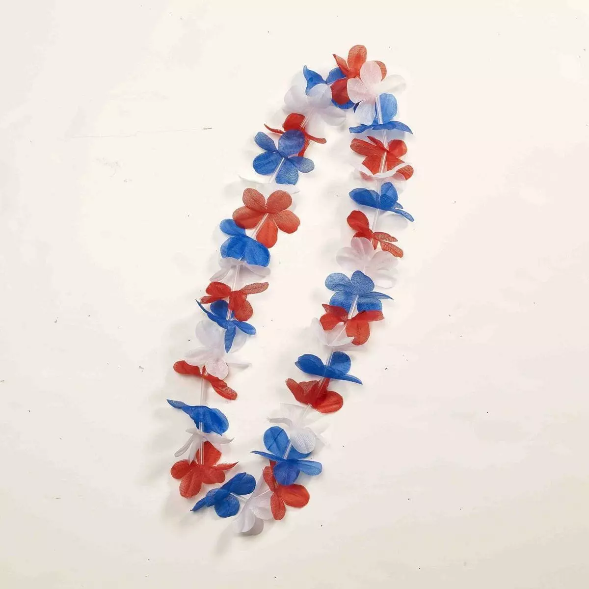 Forum Novelties Patriotic Red, White, And Blue Costume Flower Lei 3 Forum Novelties Patriotic Red, White, And Blue Costume Flower Lei