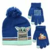 Accessory Innovations Company Star Wars The Mandalorian The Child Winter Beanie & Glove Set | Blue -Footwear Shop AIC F20MN47133 CA