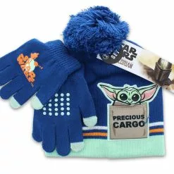 Accessory Innovations Company Star Wars The Mandalorian The Child Winter Beanie & Glove Set | Blue -Footwear Shop AIC F20MN47133 CC c2495ea8 8669 46e0 a01f 382e46ec83fb