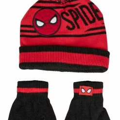 Berkshire Fashions Inc. Marvel Spider-Man Kids Winter Beanie & Glove Set