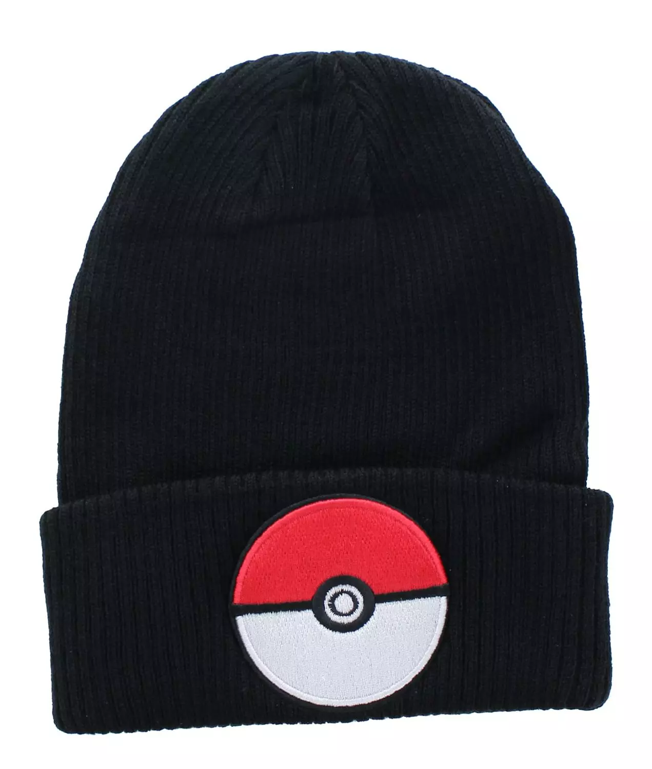 Bioworld Pokemon Poke Ball Black Knit Beanie | One Size 3 Bioworld Pokemon Poke Ball Black Knit Beanie | One Size