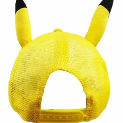 Bioworld Pokemon Pikachu Big Face With Ears Snapback Hat | One Size -Footwear Shop BIW 37056 CC