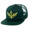 Bioworld Legend Of Zelda Green Triforce Logo Trucker Hat -Footwear Shop BIW 46805 C