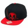 Bioworld Marvel Kawaii Deadpool Black Snapback Hat -Footwear Shop BIW SB19NVMKW01 CA