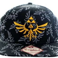 Bioworld Legend Of Zelda Crest All Over Print Snapback Hat