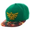 Bioworld The Legend Of Zelda Triforce Logo Sublimated Bill Snapback Hat