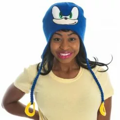 Bioworld Sega Sonic Laplander Hat With Ring Tassels