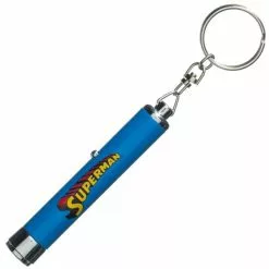 Bioworld Superman Logo Flashlight Keychain