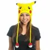 Bioworld Pokemon Pikachu Big Face Laplander Beanie Hat -Footwear Shop BIW KC1ABW CA
