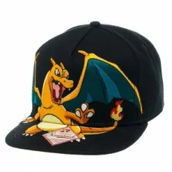 Bioworld Pokemon Charizard Black Snapback Hat -Footwear Shop BIW SB1S13POK CA dae76857 51ea 4cc1 acd6 aab5e168b669