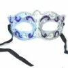 Bauer Pacific Imports Mona Lisa Eye Costume Mask: Silver/Purple