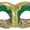 Bauer Pacific Imports Envy Petite Mardi Gras Costume Mask Purple W/Gold -Footwear Shop BPI 11112 C CA
