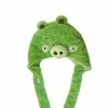 Commonwealth Toys Angry Birds Plush Laplander Hat - Green Pig -Footwear Shop CMN 91770 CA