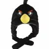 Commonwealth Toys Angry Birds Plush Hat: Black Bird -Footwear Shop CMN 93138 CA