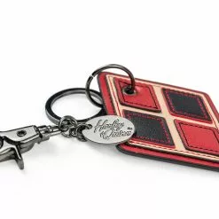 Crowded Coop, LLC DC Comics Bombshells Harley Quinn Faux Leather Keychain -Footwear Shop CRC DCCL210 CD