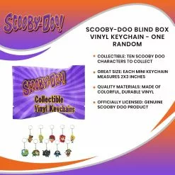 Crowded Coop, LLC Scooby-Doo Blind Box Vinyl Keychain - One Random -Footwear Shop CRC SCDL200 CGR