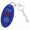 Crowded Coop, LLC Retro Motel Key Fob - Major Woody's Blue