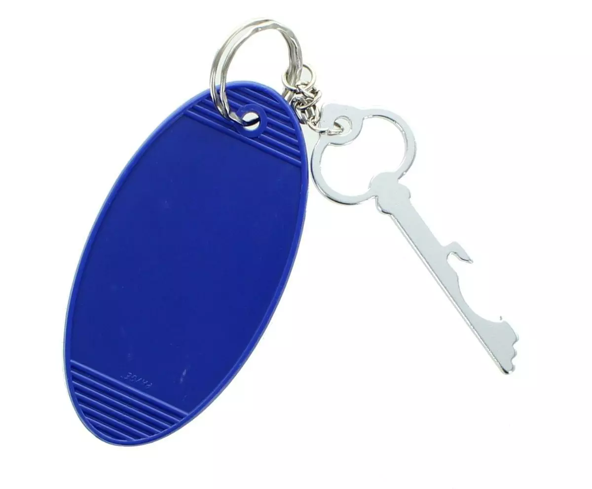 Crowded Coop, LLC Retro Motel Key Fob - Major Woody's Blue 4 Crowded Coop, LLC Retro Motel Key Fob - Major Woody's Blue - Image 2
