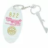 Crowded Coop, LLC Retro Motel Key Fob - Honeypot Hotel White -Footwear Shop CRC SP130 CA 376c1404 cd40 4669 98ea 63e1edbb4997