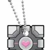 Crowded Coop, LLC Portal Original Companion Cube Key Cap Key Chain
