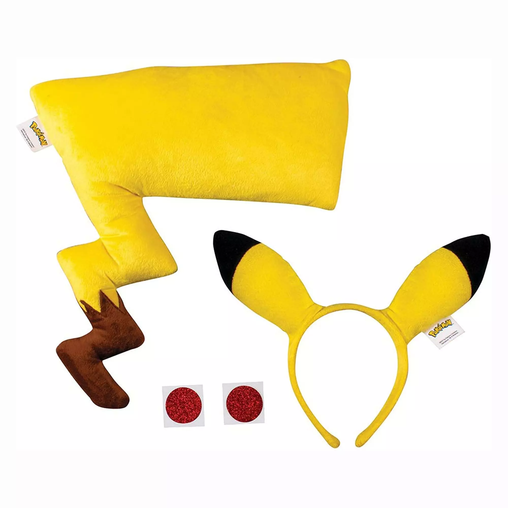 Disguise Pokemon Pikachu Headband & Tail Costume Accessory Kit | 14+ 3 Disguise Pokemon Pikachu Headband & Tail Costume Accessory Kit | 14+