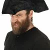 Elope Old Pirate Black Tricorn Hat Adult Costume Accessory One Size -Footwear Shop ELP 290400 CA ba61c0e5 00d7 4930 86ae 0b76dbe55307