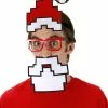 Elope Pixel 8 Holiday Santa Costume Accessory Kit -Footwear Shop ELP 412760 CA