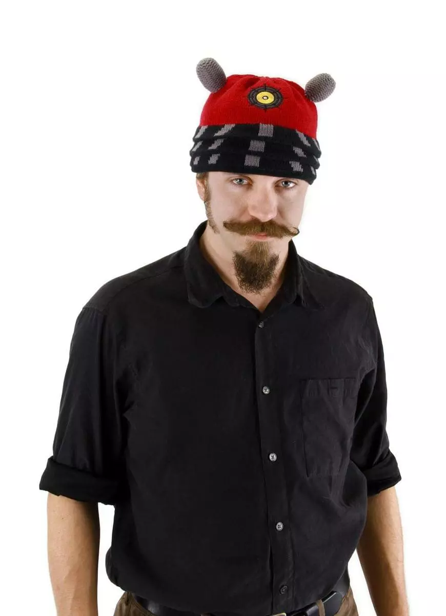 Elope Doctor Who Dalek Costume Beanie Hat Adult 3 Elope Doctor Who Dalek Costume Beanie Hat Adult