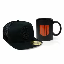 Exquisite Gaming Call Of Duty: Black Ops 4 Gift Set | Skull Logo Snapback Cap & Mug