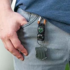 Exquisite Gaming Call Of Duty: Black Ops 4 Logo & Keychain Compass Set | Includes Thermometer -Footwear Shop EXG GKCOCD300060 CE