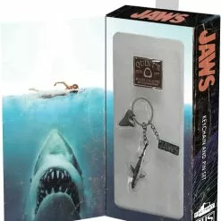 Factory Entertainment Jaws CHS Video Box Keychain & Pin Set -Footwear Shop FCE 408655 CC