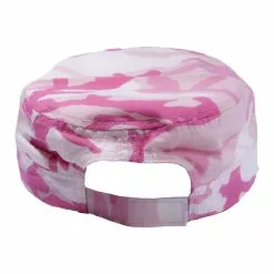 Toynk Master Builder Camo Hat | Pink & Cream Cap | Adjustable Size -Footwear Shop FCM 01267 CC