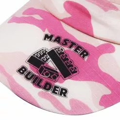 Toynk Master Builder Camo Hat | Pink & Cream Cap | Adjustable Size -Footwear Shop FCM 01267 CD