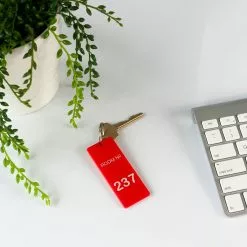 Toynk The Overlook Hotel Room 237 Keychain | Room Key Tag Replica From The Shining -Footwear Shop FCM 01291 CE