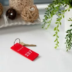 Toynk The Overlook Hotel Room 237 Keychain | Room Key Tag Replica From The Shining -Footwear Shop FCM 01291 CF
