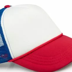 Toynk Stranger Things Mesh Red White & Blue Vintage Mesh Trucker Cap -Footwear Shop FCM 01310 CC
