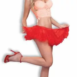 Forum Novelties 19" Red Crinoline Mini Tutu Petticoat Costume Adult