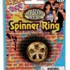 Forum Novelties Hip Hop Gold Spinner Costume Ring -Footwear Shop FRM 64591 CA