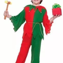 Forum Novelties Santa's Elf Costume With Jingle Bells Child
