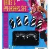 Forum Novelties 80's Punk Rock Zebra Nails & Lashes Costume Accessory Set -Footwear Shop FRM 66632 CA