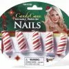 Forum Novelties Candy Cane Fingernails Costume Accessory -Footwear Shop FRM 67292 CA