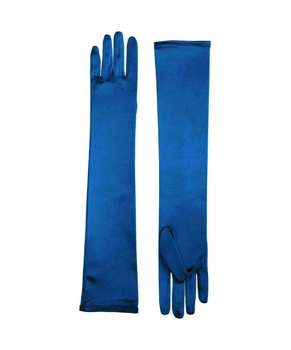 Forum Novelties Long Light Blue Adult Female Costume Satin Dress Gloves 3 Forum Novelties Long Light Blue Adult Female Costume Satin Dress Gloves