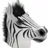 Forum Novelties Latex Animal Costume Mask Adult: Zebra